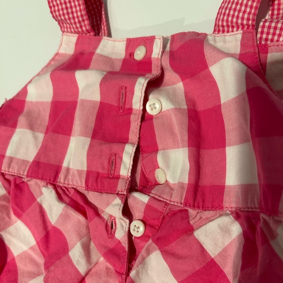 Carter’s Pink Checkered Sunsuit Romper - Picture 7 of 7